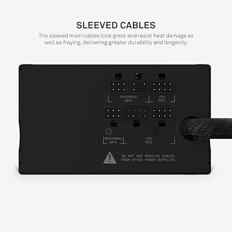 NZXT C Series 650W 80 PLUS Bronze Power Supply Unit NZXT C Series 650W 80 PLUS Bronze Power Supply Unit